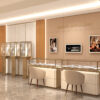 Customized Jewelry Store Display Cabinets Luxury Jewelry Showroom Interior Design for High-End Retail