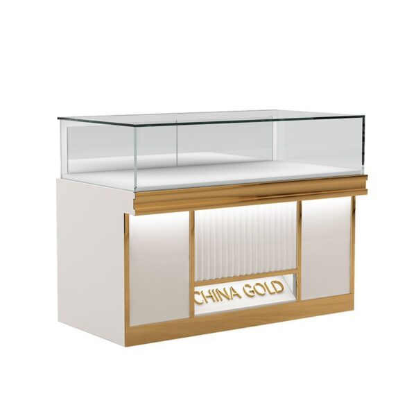 Shop Design Custom Jewellery Display Cabinet Luxury Fine Jewelry Shop Counter