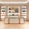 Whole Store Design High Quality Custom Stainless Steel Jewelry Display Cabinet
