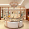 Whole Store Design High Quality Custom Stainless Steel Jewelry Display Cabinet