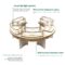 Whole Store Design High Quality Custom Stainless Steel Jewelry Display Cabinet