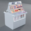 Skin Care Makeup Display Cabinet Beauty Lipstick Sample Nail Art Retailer Display Cabinets Shelf