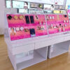 Skin Care Makeup Display Cabinet Beauty Lipstick Sample Nail Art Retailer Display Cabinets Shelf