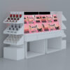 Skin Care Makeup Display Cabinet Beauty Lipstick Sample Nail Art Retailer Display Cabinets Shelf
