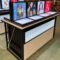 Modern Beauty Salon Cabinet Display Racks with Light Shelves for Cosmetics Perfumes & Skincare Products
