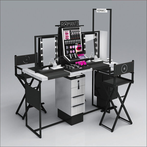 Modern Skin Care & Cosmetics Display Cabinet Perfume Makeup Island Cabinet