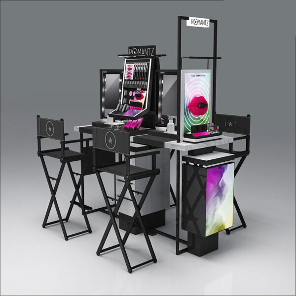 Modern Skin Care & Cosmetics Display Cabinet Perfume Makeup Island Cabinet