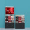 Cosmetic display cabinet back cabinet small universal beauty counter shelf display rack