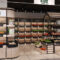 Wholesale Factory Fresh Food Fruit and Vegetable Display Shelf Double-sided Island Display Rack Supermarket Cabinet