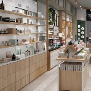 0207-2-13 Popular Shopping Mall Specialty Store Perfume Beauty Skincare Display Shelf Cabinet