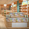 Supermarket Maternal Infant Store Display Cabinets Milk Powder Cosmetic Store Display Shelves