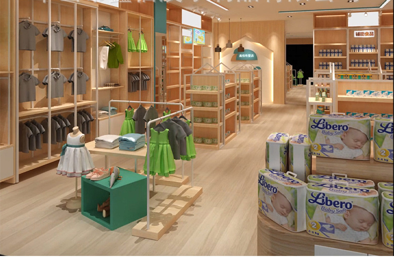 Supermarket Maternal Infant Store Display Cabinets Milk Powder Cosmetic Store Display Shelves