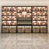 European Style Multi-function High-End Wine Cabinet & Rack with Lights Wine Display Cabinet Supermarket Cabinet