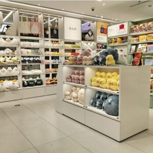 Customized Steel Display Cabinet for Supermarket Shelves Shopping Mall Grocery Boutique Toy Store Household Appliances Cosmetics