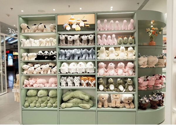 Customized Steel Display Cabinet for Supermarket Shelves Shopping Mall Grocery Boutique Toy Store Household Appliances Cosmetics