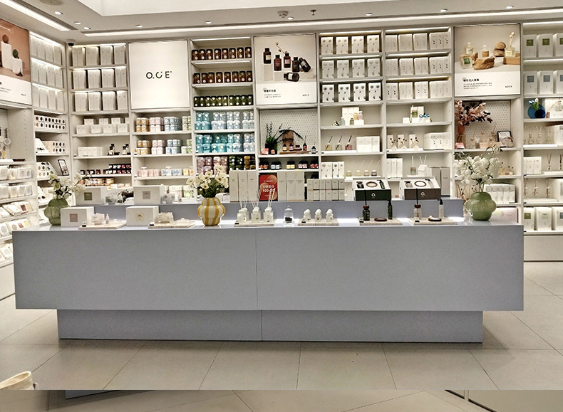 Customized Steel Display Cabinet for Supermarket Shelves Shopping Mall Grocery Boutique Toy Store Household Appliances Cosmetics