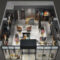 Modern Industrial Style Clothing Store Shelf Display Cabinet Whole Shop Customizable Design