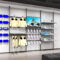 Customized Modern Metal Wall Mounted Shoe Display Rack Store Design Rotating Showroom for Retail Shop