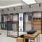 Clothes Store Design High-end Customized Clothing Display Rack Display Cabinets for Men's Business Clothes