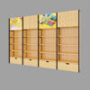 Whole Store Stationery Store Design Shelf Multi-function Display Rack Boutique Bookstore Steel-wood Display Cabinets