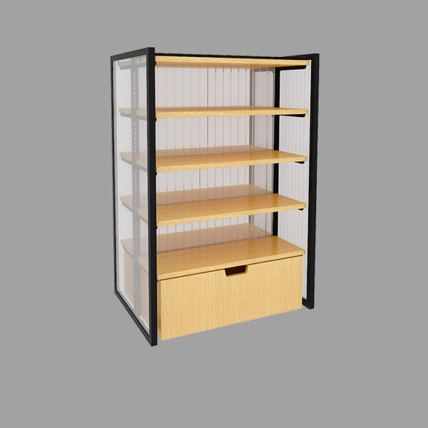 Whole Store Stationery Store Design Shelf Multi-function Display Rack Boutique Bookstore Steel-wood Display Cabinets