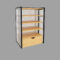 Whole Store Stationery Store Design Shelf Multi-function Display Rack Boutique Bookstore Steel-wood Display Cabinets