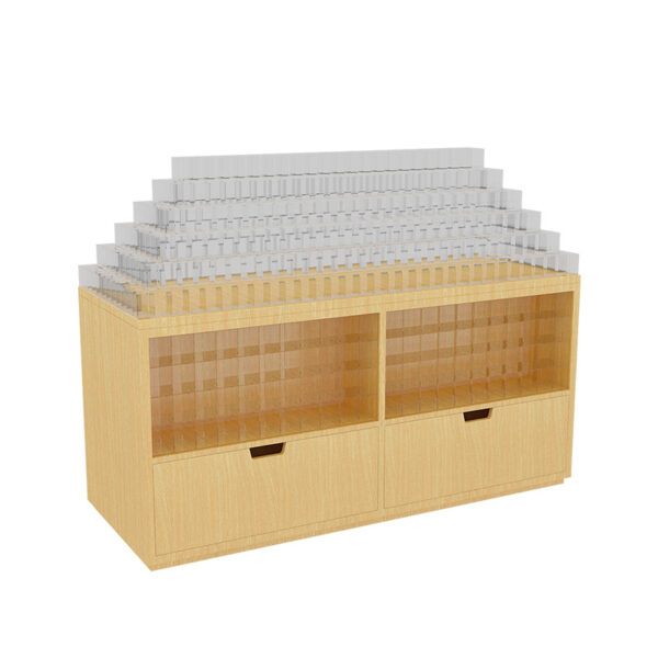 Whole Store Stationery Store Design Shelf Multi-function Display Rack Boutique Bookstore Steel-wood Display Cabinets