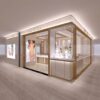 Whole Store Design High-end Department Jewelry Gold Display Cabinet Background Wall Props Lighting Integrated Design