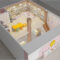 Customized Mother and Baby Store Shelves Storage Racks Multi-layer Milk Powder Diapers Side Cabinets Island Flow Tables