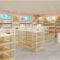 Customized Mother and Baby Store Shelves Storage Racks Multi-layer Milk Powder Diapers Side Cabinets Island Flow Tables