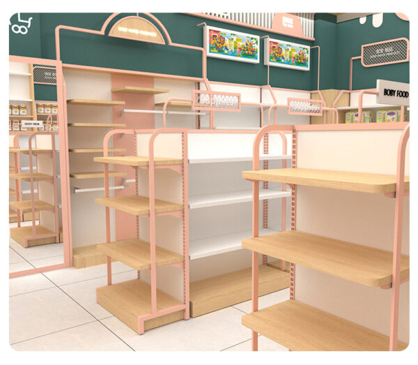 High Quality Customized Display Shelves Display Racks for Maternal and Child Store Convenience Store Stationery Supermarket