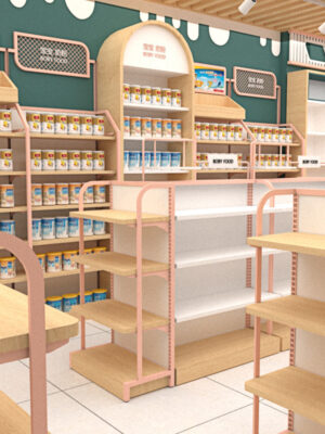 High Quality Customized Display Shelves Display Racks for Maternal and Child Store Convenience Store Stationery Supermarket