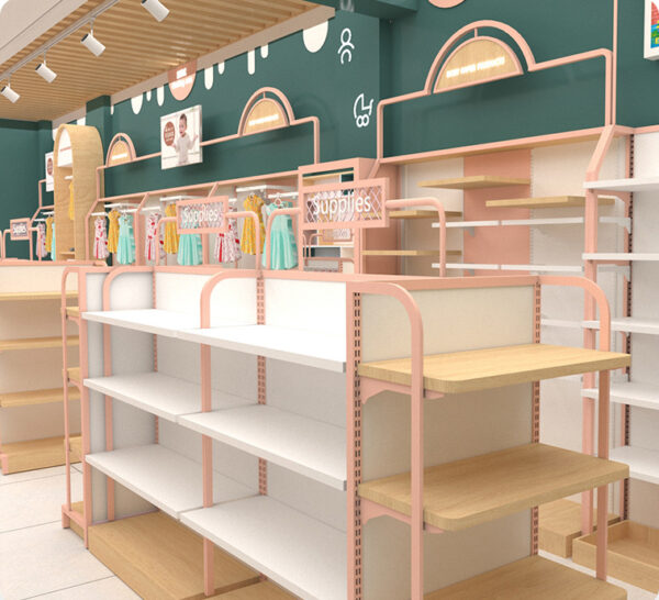 High Quality Customized Display Shelves Display Racks for Maternal and Child Store Convenience Store Stationery Supermarket