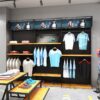 Clothing Store Design Custom Display Rack Floor Standing Hanging Rack Display Shelf Exhibition Display Stand