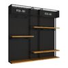 Clothing Store Design Custom Display Rack Floor Standing Hanging Rack Display Shelf Exhibition Display Stand