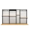 Store Design Custom Men's Clothing Brand Store Display Rack High-end Clothing Display Rack Iron Thickened Wall Display Rack