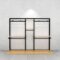 Store Design Custom Men's Clothing Brand Store Display Rack High-end Clothing Display Rack Iron Thickened Wall Display Rack