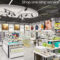 Modern Eco-Friendly for Custom Design Cosmetics Skin Care Beauty Salon Display Cabinet Metal Tiered Shelf for Maternal Baby