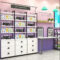 Shop Design Custom Metal Baking Paint Display Cabinet Display Rack for Shopping Mall Cosmetics Makeup & Skin Care Products