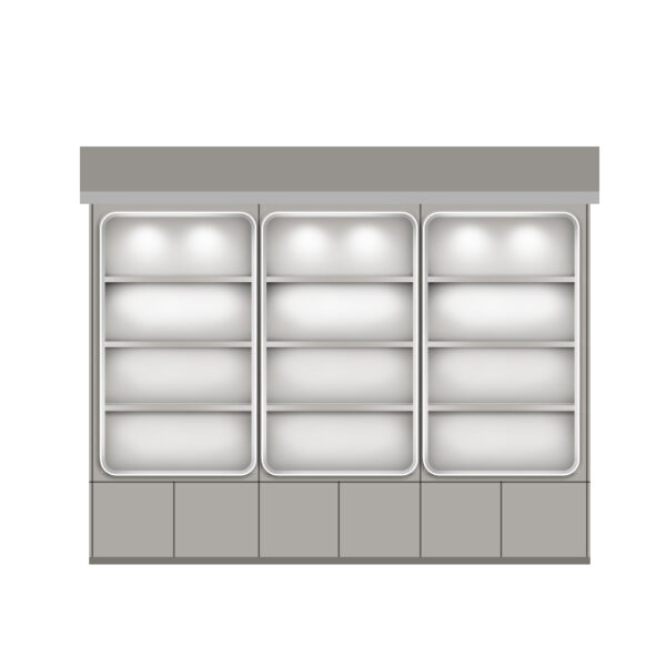 Modern Custom Wood Doll Display Cabinet Plush Toy Container Figurine Gift Shelf Sample Exhibition Hall Eco-Friendly