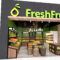 Fruit Shop Display Rack Wooden Fruit Shelf Steel Wood Double-layer Single-sided Fresh Supermarket Display Cabinet Manufacturer