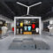 Custom Clothing Shoes Display Rack Shelf Double-layer Shirt Shelf Sports Backboard Perforated Board Island Shelf Shop Design