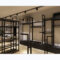 Whole Store Design Custom Floor-Standing Thickened Reinforced Steel Pipe Display Rack for Men's Women's Children's Clothing