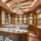 Whole Store Design Custom Luxury Gold Silver Jade Jewelry and Watch Display Cabinet for Shopping Mall