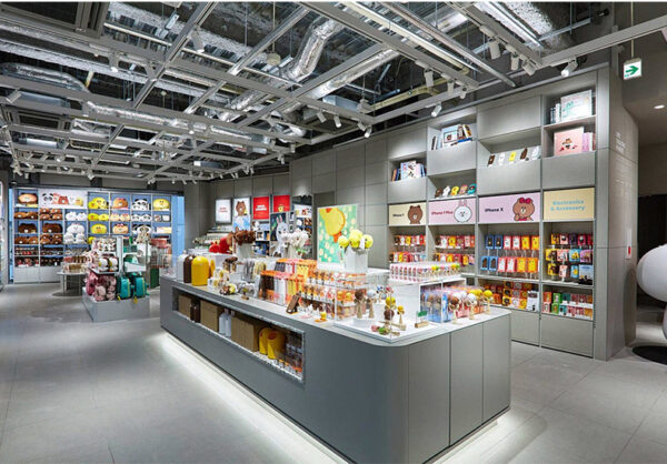 Customized Trendy Toy Store Display Cabinets Multi-layer Display Store Shelves Display Racks Showcases Shop Design