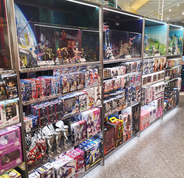 Customized Trendy Toy Store Display Cabinets Multi-layer Display Store Shelves Display Racks Showcases Shop Design