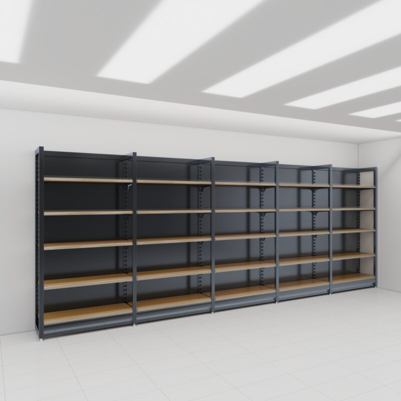 Custom Supermarket Shelf Steel Wood Display Rack Convenience Store Snack Rack Maternal Child Stationery Store Display Shelves