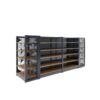 Custom Supermarket Shelf Steel Wood Display Rack Convenience Store Snack Rack Maternal Child Stationery Store Display Shelves