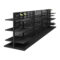 Custom Brand Discount Store Shelves Casual Clothing Display Shelves Men's Floor Standing Shoe and Clothing Display Shelves