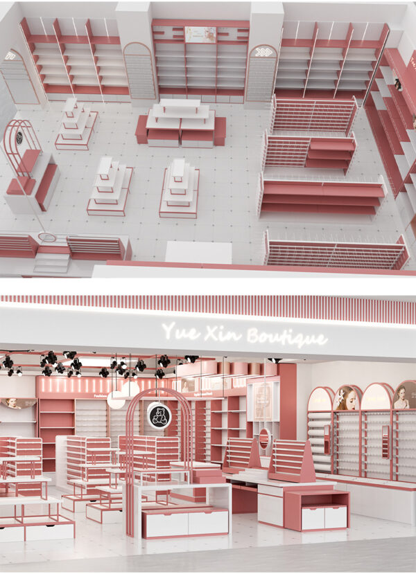 Shop Design Boutique Store Display Shelf Blind Box tide Play Shop Shelf Iron Wood Combination Boutique Chain Store Display Rack